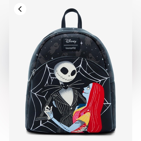 Loungefly- Backpack and Wallet - Jack & Sally Spiderweb main image 12